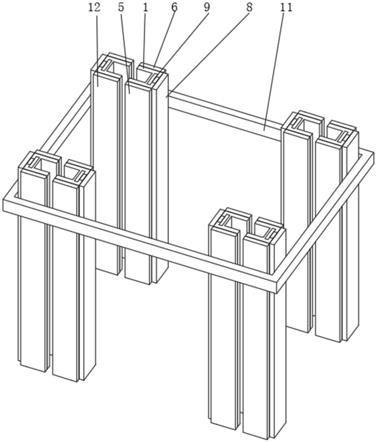 一种电梯对重导轨支架的制作方法