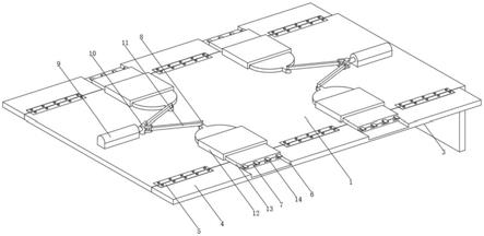 低平板半挂车折叠式加宽装置的制作方法