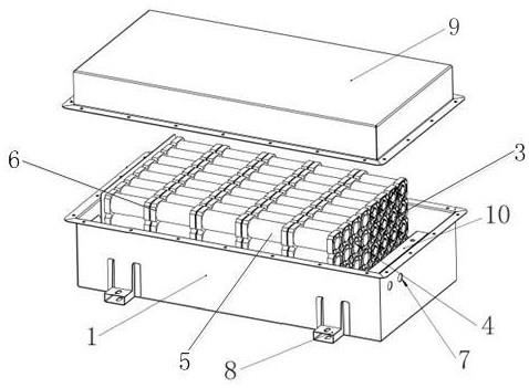 一种圆柱电池组新型排布结构的制作方法