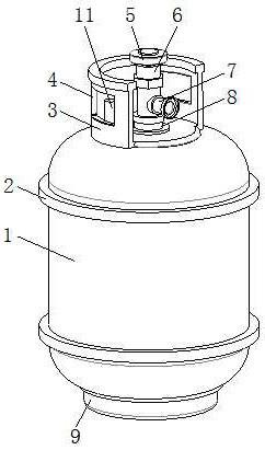 一种具有防漏检测功能的液化气罐的制作方法