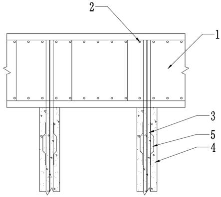 一种微型桩筏板组合基础结构的制作方法