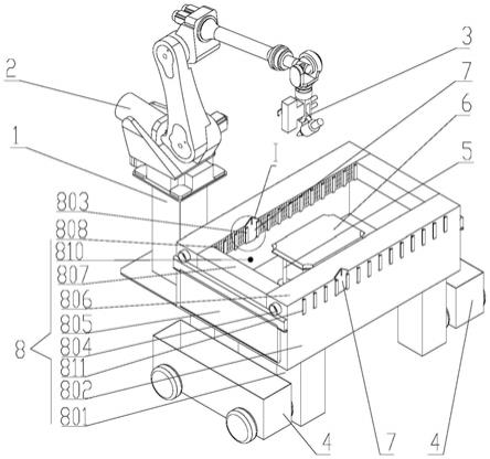 一种平板坡口智能机器人的切割工作台的制作方法
