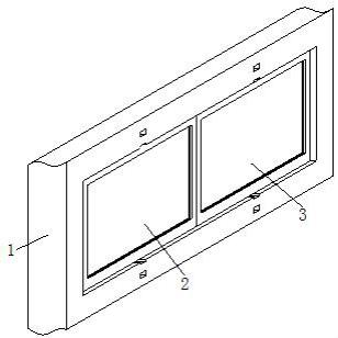 一种玻璃的无缝交联长效密封安装定位装置的制作方法