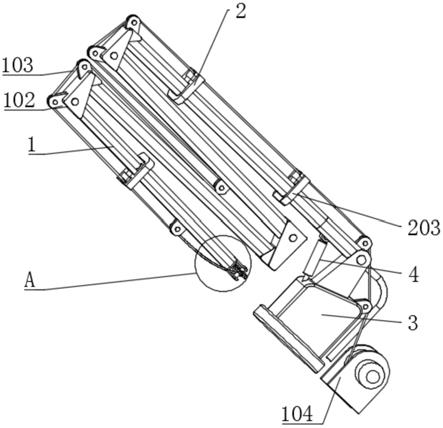 一种混凝土泵车可调节臂架的制作方法