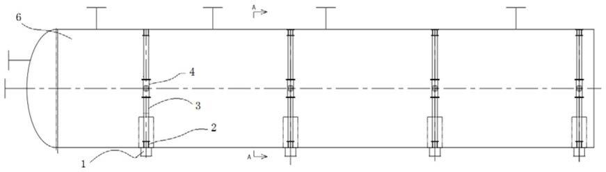 塔器分段热处理防变形工装的制作方法