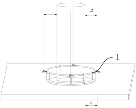 一种圆柱墩模板安装调节装置的制作方法