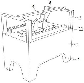 一种带有工装夹紧装置的水槽切割机的制作方法