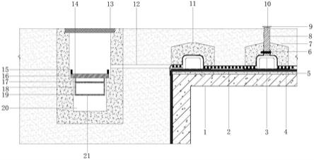虹吸排水种植顶板结构及施工方法与流程