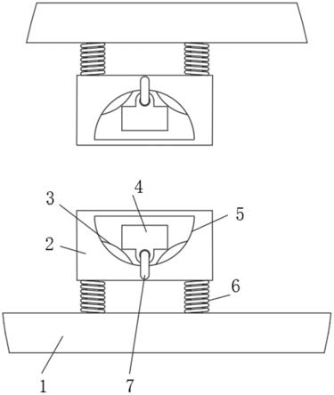 一种钢带轧机出口导板的平衡装置的制作方法