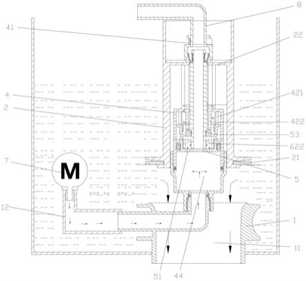 一种液压式排水阀及其工作方法与流程