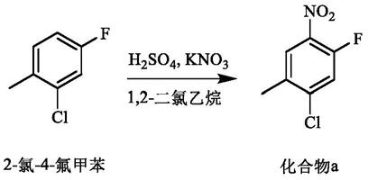 一种2-氯-4-氟-5-硝基苯甲醛的制备工艺的制作方法