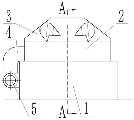 一种锻制大型曲拐工艺型槽的砧模的制作方法