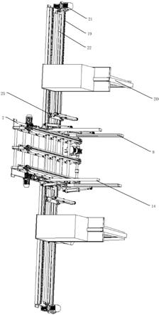 一种桁架式垛料机的码垛打包装置的制作方法