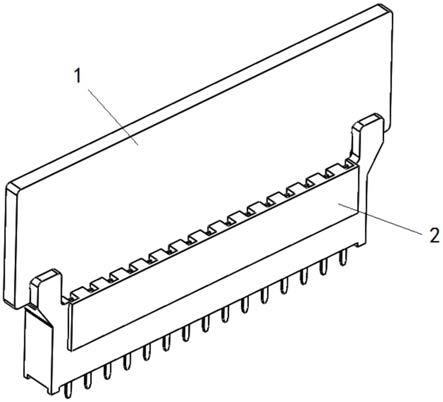 一种插板连接器止摆结构的制作方法