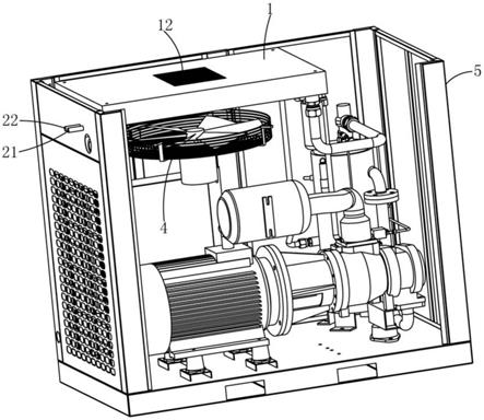 一种具有自动调节功能的水冷缸体空压机的制作方法