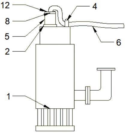 一种带有插头式电源线的潜水泵的制作方法