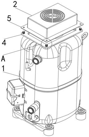 一种电动空调压缩机用外装散热器的制作方法