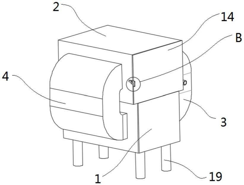 一种可循环加热用热风吹扫烘干机的制作方法