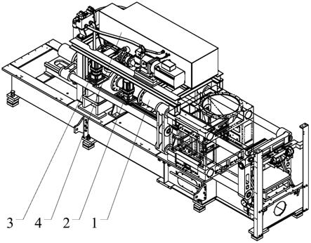 一种垂直分型无箱射压造型机的电液混动式动力系统的制作方法