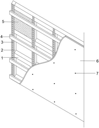 钢骨架轻质隔墙的制作方法
