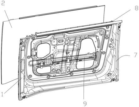 一种车身外板与车身内板连接结构的制作方法