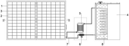 光伏热泵联合共生的节能系统的制作方法