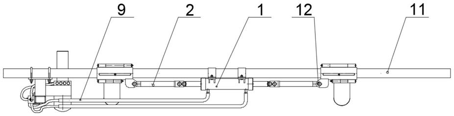 一种顺槽皮带机用自动纠偏装置的制作方法
