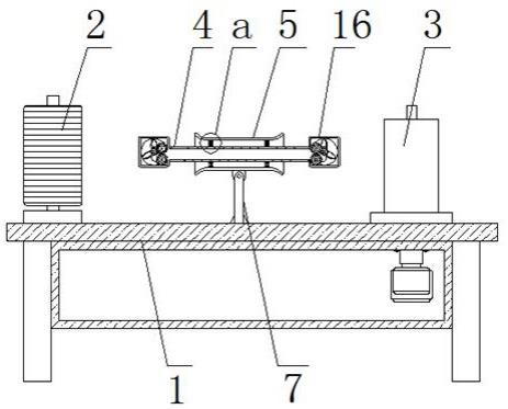 一种间距可调的涤纶线生产用绞合装置的制作方法
