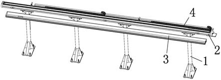 一种桁架机的滑轨支架组件的制作方法