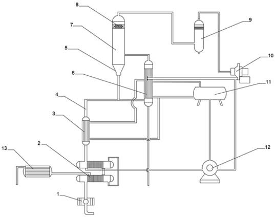 一种低放废液热泵蒸发处理系统的制作方法