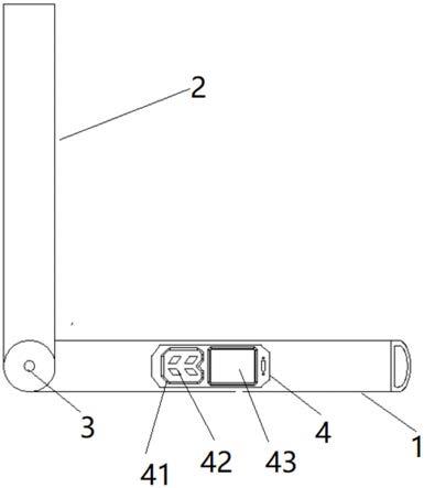一种阴阳角尺及阴阳角测量系统的制作方法