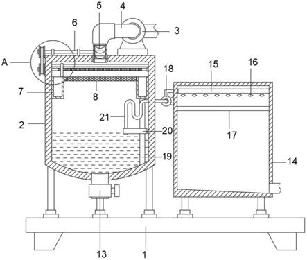 一种基于氢氧化镁洗涤水用的循环装置的制作方法