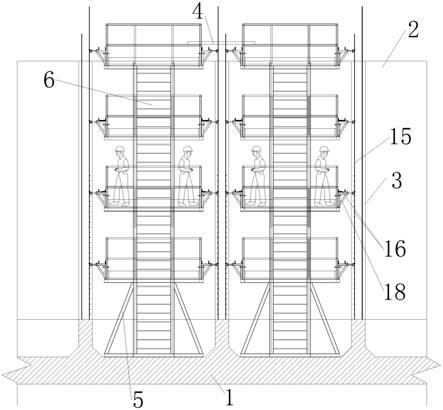 一种扶壁式高墙钢筋笼样架的制作方法