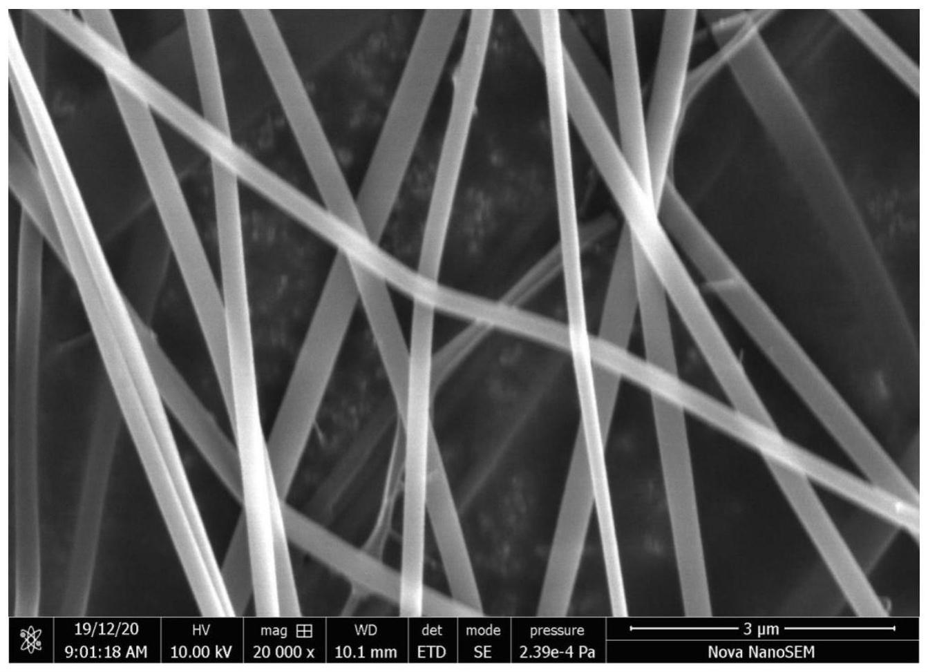 碳纤维负载硫化铋材料的制备方法及其应用