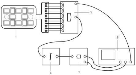 压接型IGBT器件芯片电流分时测量系统及测量方法与流程