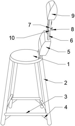 一种保护腰颈的叠放式腿部锻炼椅的制作方法