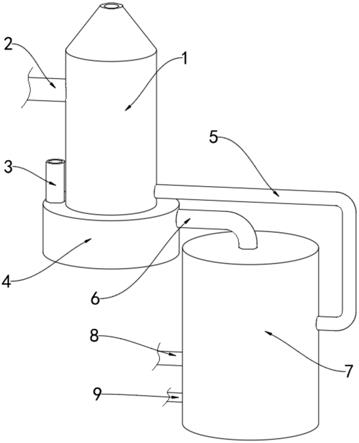 一种带除沫器的降膜蒸发器的制作方法