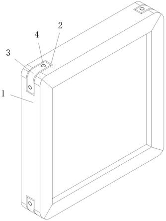 一种中空玻璃的安装边框尺寸调节机构的制作方法