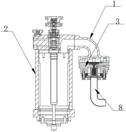 一种缩短直压式注塑机起压时间的管路结构的制作方法