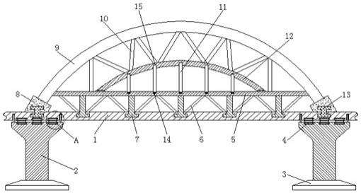 一种安装稳定钢结构拼接桥梁的制作方法