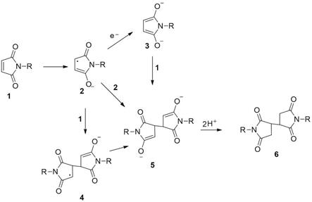 一种2,2`-双琥珀酰亚胺衍生物的电化学合成方法