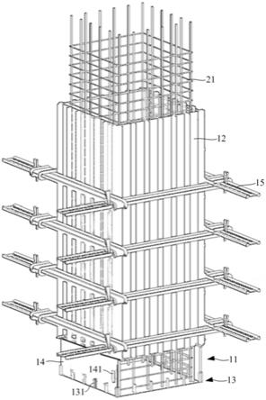 用于立柱的模板结构的制作方法
