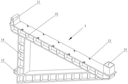 一种新型建筑模板脚手板支撑件的制作方法