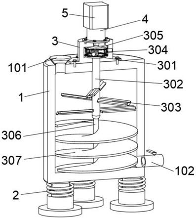 一种化工机械用高性能反应釜搅拌器的制作方法