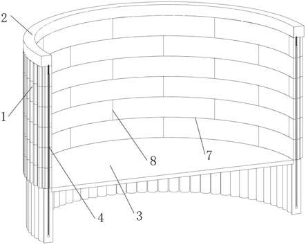组合拼装式地下圆筒结构的制作方法