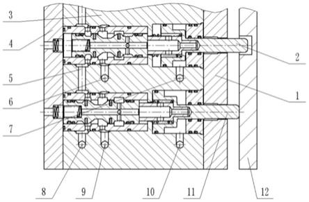 气电联锁阀集成式空气分配器的制作方法