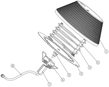 吸顶超高频RFID圆极化天线结构的制作方法