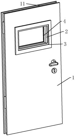一种洁净室钢制门结构的制作方法
