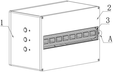 一种模块化UPS电源自然散热风道的形成装置的制作方法