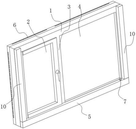 一种被动式节能铝合金系统窗的制作方法